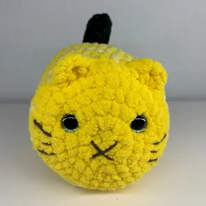 Handmade Crochet Pineapple Cat