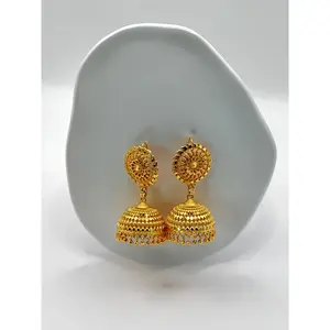 Golden 2 Inches Jhumka
