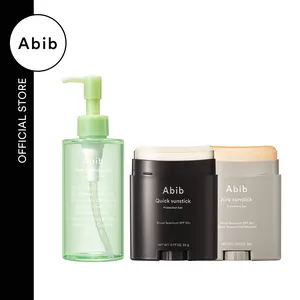 [Abib official] The Daily Perfect Set｜No Whitecast Sun Protection for Face and Body & Gentle, Deep Pore cleansing oil