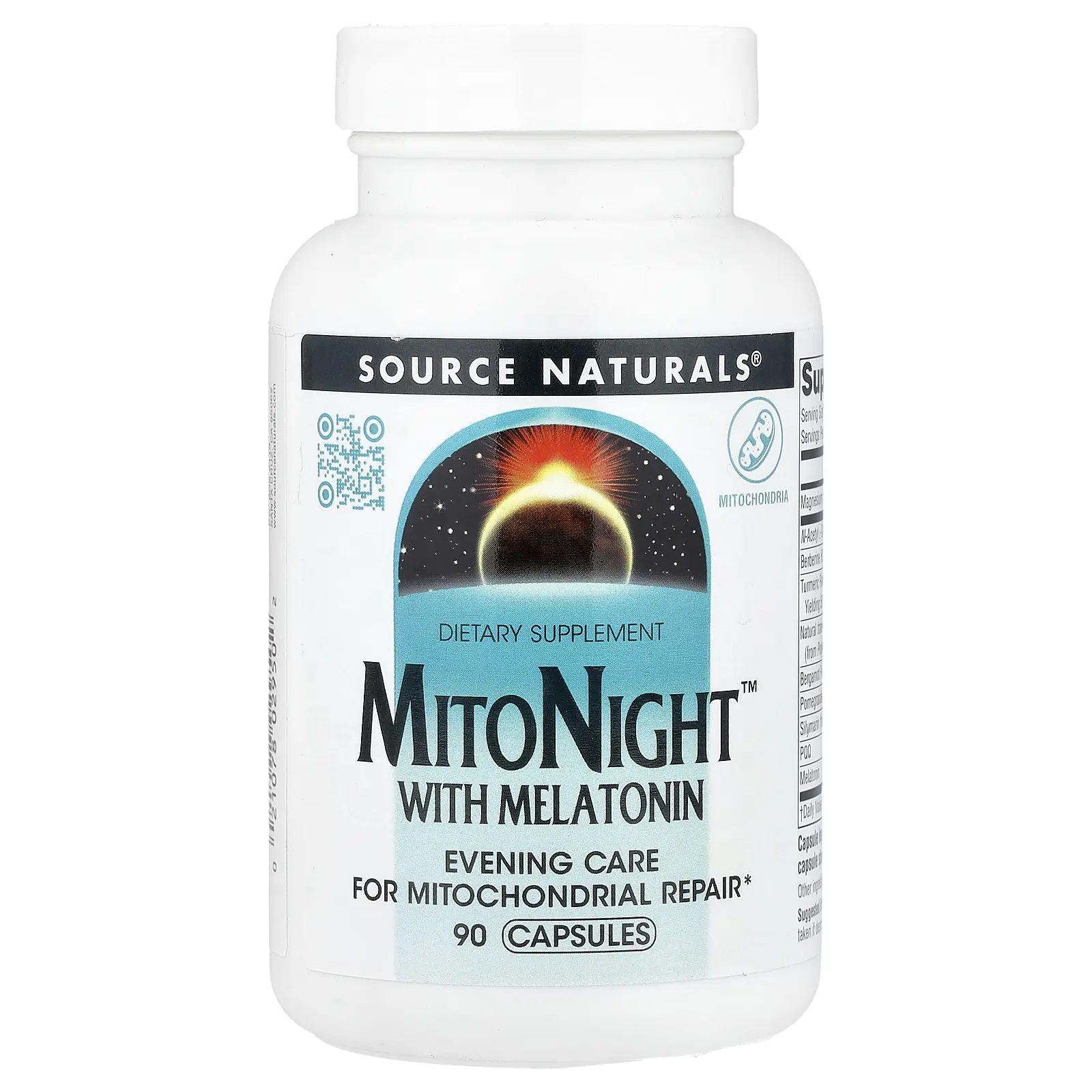 Source Naturals MitoNight™ With Melatonin, 90 Capsules
