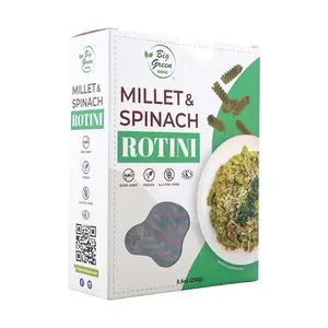 BIG GREEN Organic Spinach Pasta - Gluten-Free, Vegan Spaghetti for Healthy Eating (250g)