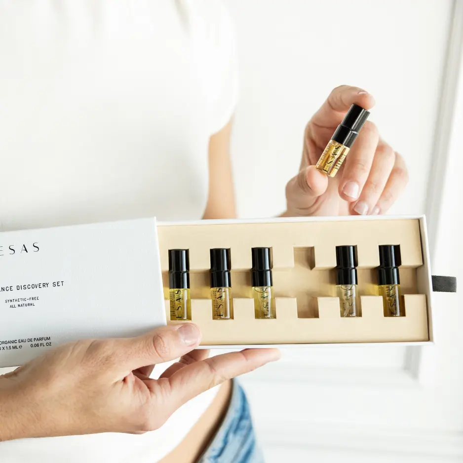 Everyday Fresh Discovery Kit | Organic Fragrance Set | Clean Fragrance Samples 6 ct