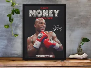 Floyd Mayweather, Poster, Money Mayweather, Greatest Boxer, Mayweather Boxing, Boxing Poster, American Fighter Poster, Wall Decor