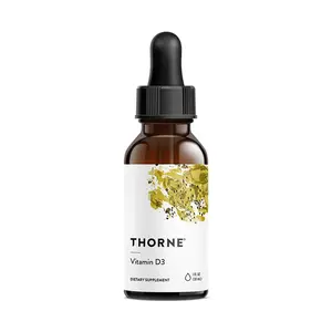 THORNE - Vitamin D3 with a Metered Dispenser - Liquid Vitamin D Vegan Supplement - 4,000 IU - 1 Fl Oz (30 ml) - 30 Servings