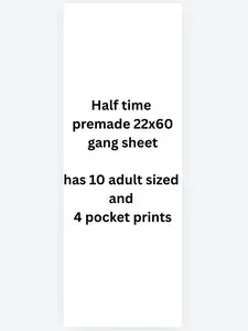 Bowwll  Premade Gang sheet 22x48