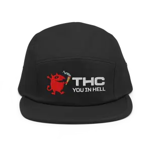 THC You In Heck Funny 5-Panel Hat | Vintage Style Stoner Gift Cap | Lettuce Sayings