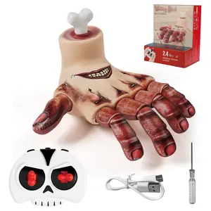 Self-walking Remote Control Hand Sounding Hands Props Scary Family Decorations RC Toys