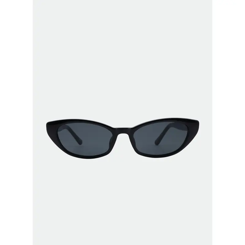 OTRA Nia - Black Wayfarer Sunglasses with Smoke Lenses & 100  display picture 2