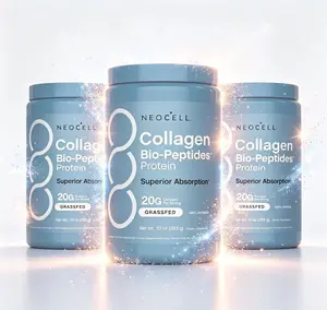 3X NeoCell Collagen Bio-Peptides Powder - 10oz - Superior Absorption - Grassfed Protein Supplement - Advanced with 18 Essential Amino Acids