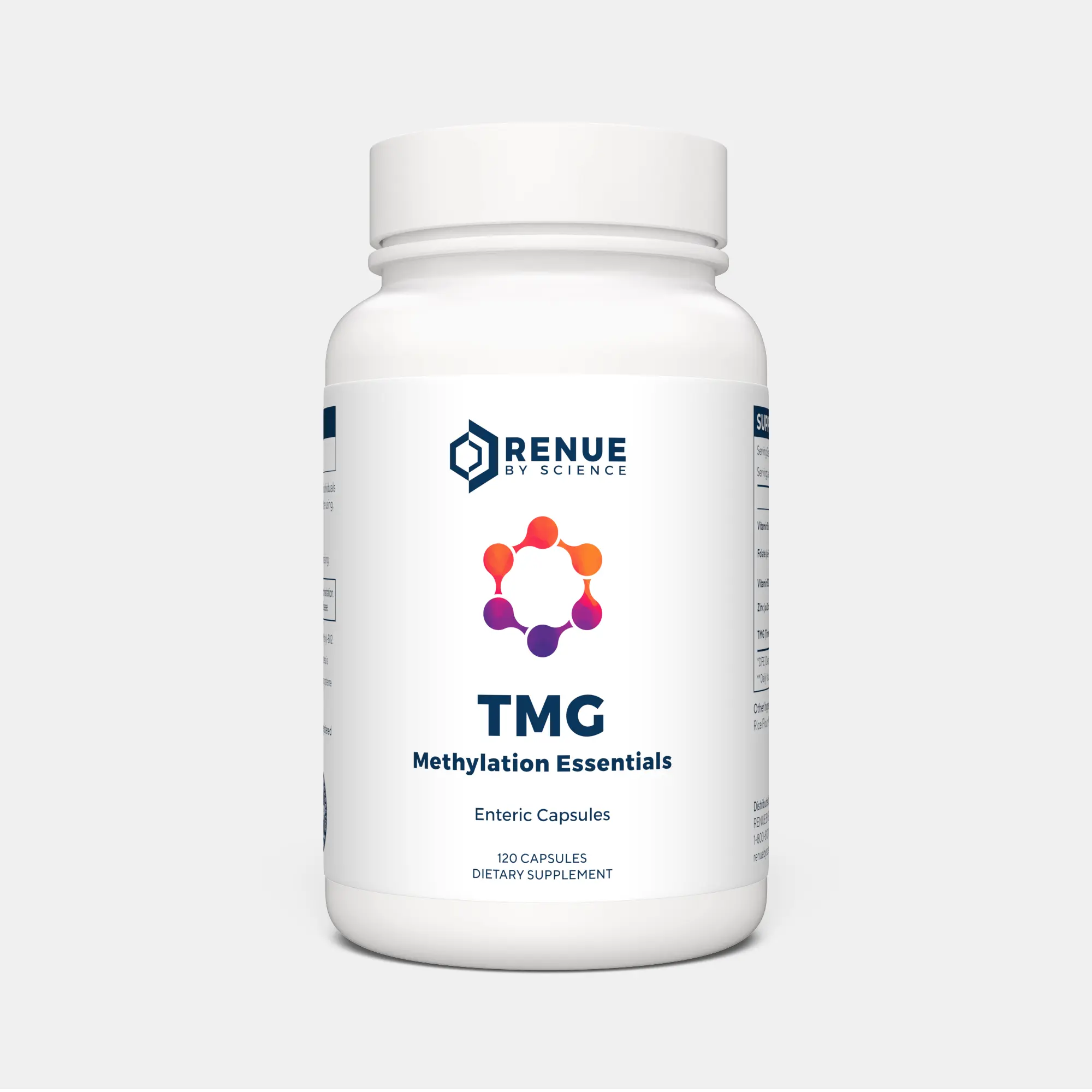 TMG Methylation Essentials 120 Ct - Natural Dietary Supplement for Healthcare and Fitness