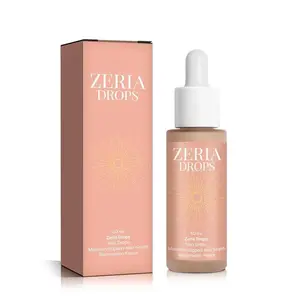 Zeria Drops Sunless Tanning Drops Drinkable Tanning Lotion 60ml for All Skin Types Rich in Vitamin E & Glycolic Acid Moisturizing and Brightening
