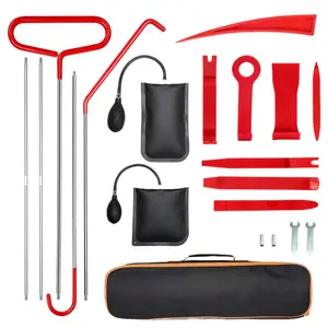 Portable Car Repair Tool Kit for Doors and Tires, Emergency Fastener Remover Air Wedge Pump with Storage Bag, Tire Repair Tools for Cars and Trucks #TOP PICKS