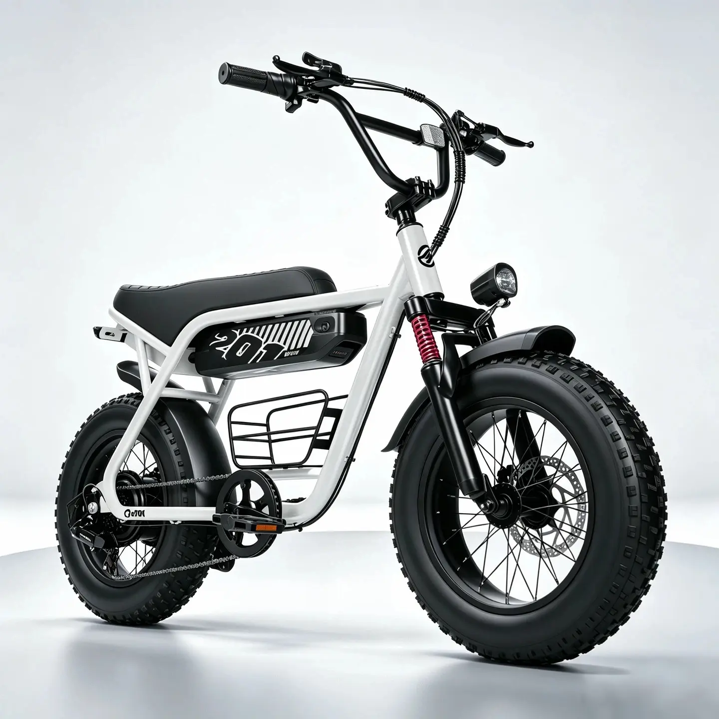 ESKUTE V201 Upgraded Electric Bike from V101, 1500W Peak Motor, 20" Wide Tires, NFC Smart Lock, High Carbon Steel Frame E-Bicycle for Unisex Adult Urban Rides