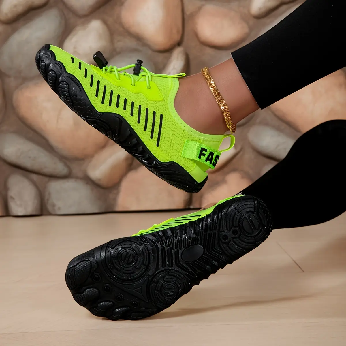 Unisex outdoor beach shoes suitable for swimming, multi-functional training, diving, and wading, featuring non-slip properties, specifically designed for river trekkingbious hiking, and five-finger fitness activities.