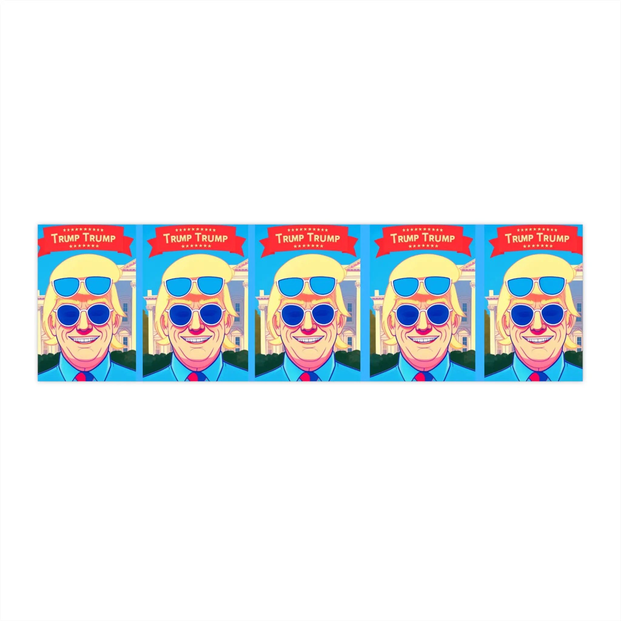 Retro Political Bumper Stickers - Fun Car Decals, Election Campaign, Vintage Style, Gift for Car Enthusiasts, Outdoor & Indoor Decoration