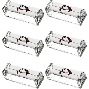 6 Pcs 78mm Handheld Plastic Cigarette Rolling Machine Cigarette Roller Maker