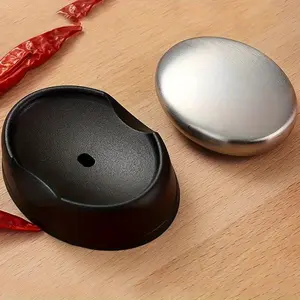 A set of soap bars with stands, perfect for kitchen and bathroom cleaning