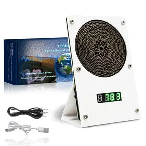 7.83hz Frequency Generator, Adjustable Sine Wave USB Powered Schumann Resonance, 3.5mm Audio Line, Improves Sleep, Reduces Stress, Yoga, Meditation