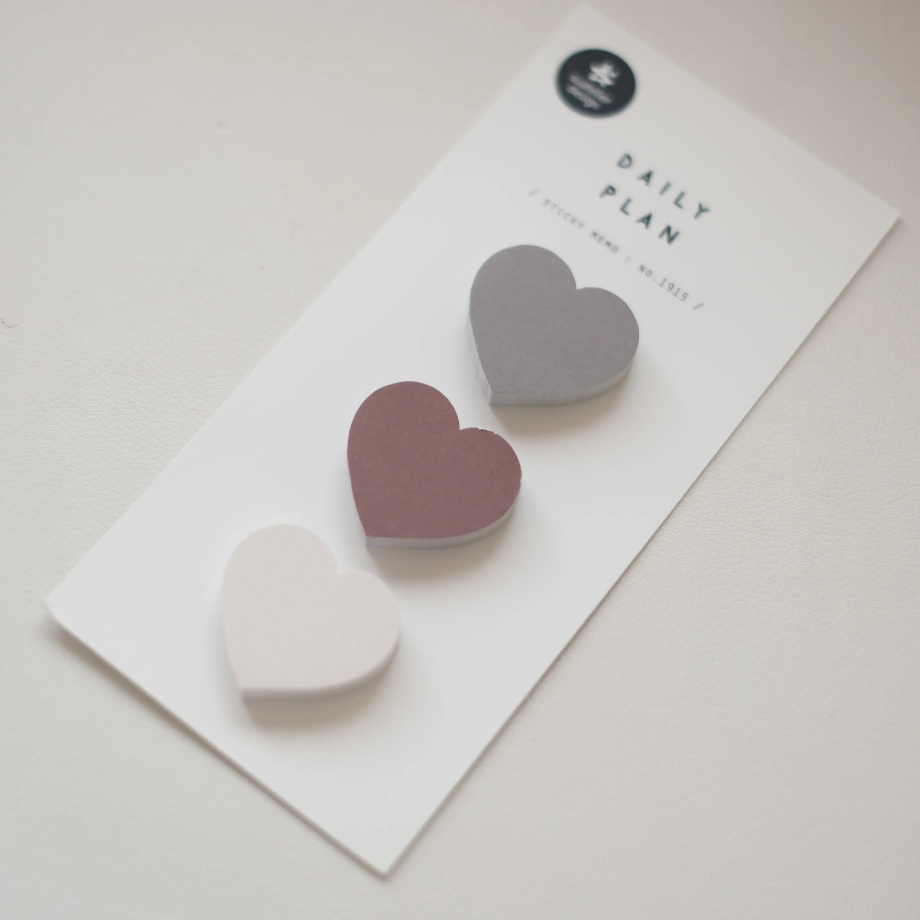 Heart Sticky Notes - Suatelier Design Cute Korean Stationery for Notes, Journaling, Indexing