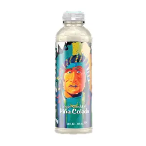 Arizona Pina Colada Virgin Cocktail Beverage 20 FL OZ Refreshing Drink with Coconut & Pineapple Juice Natural Flavors No Added Sugar Fruity Tropical Beach Beverage - Coconut