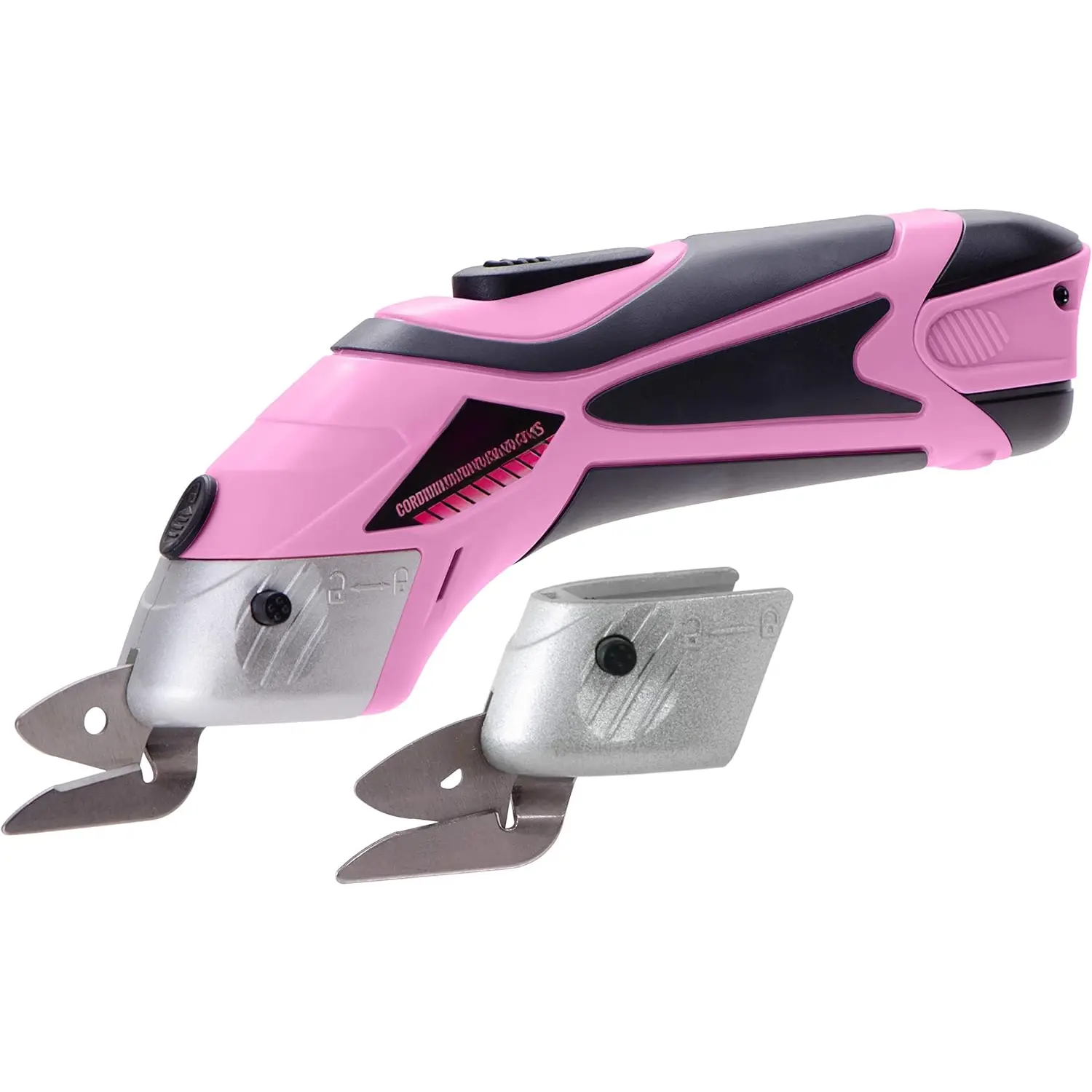 Cordless Electric  Fabric  for Crafts, Box, Sewing, Carpet, & Scrapbooking - Heavy Duty Professional Rotary Shears  Tool - Automatic Cardboard  Fabric Scissor