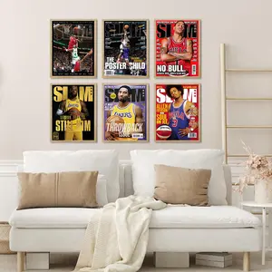 NBA magazine cover poster with multiple options
