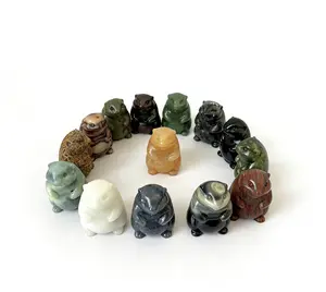 Marmot  Carvings of Various Materials 6cm - Unique Decorative Figurines from China