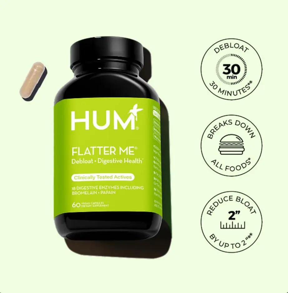 Hum Nutrition Flatte Me Digerstive Enzymes 60 capsules