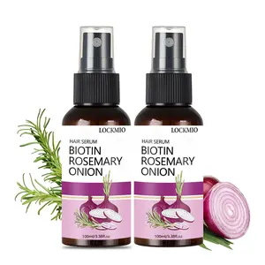 Onion Hair Spray Set, containing onion extract, biotin and rosemary, 100 ml, 2 bottles, nourishing formula, Smoothing Spray, makes hair smooth and healthy, suitable for daily use and care, ideal for Valentine's Day gift giving