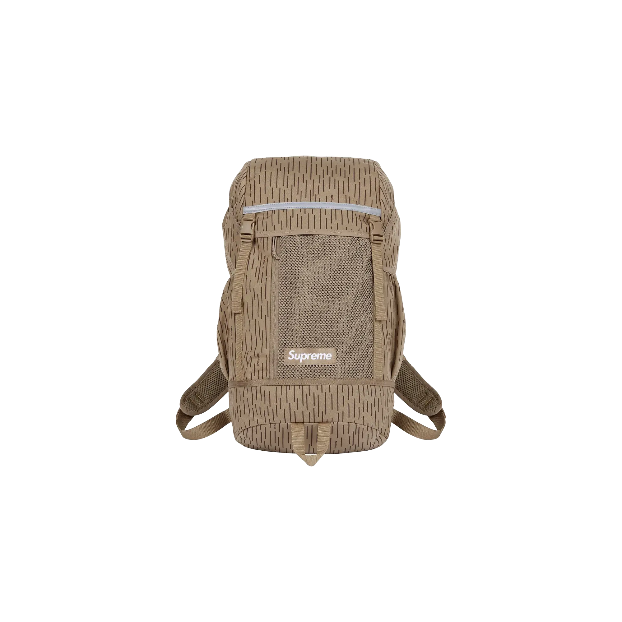 Supreme Logo Backpack "FW24 - Tan Raindrop" SU25622