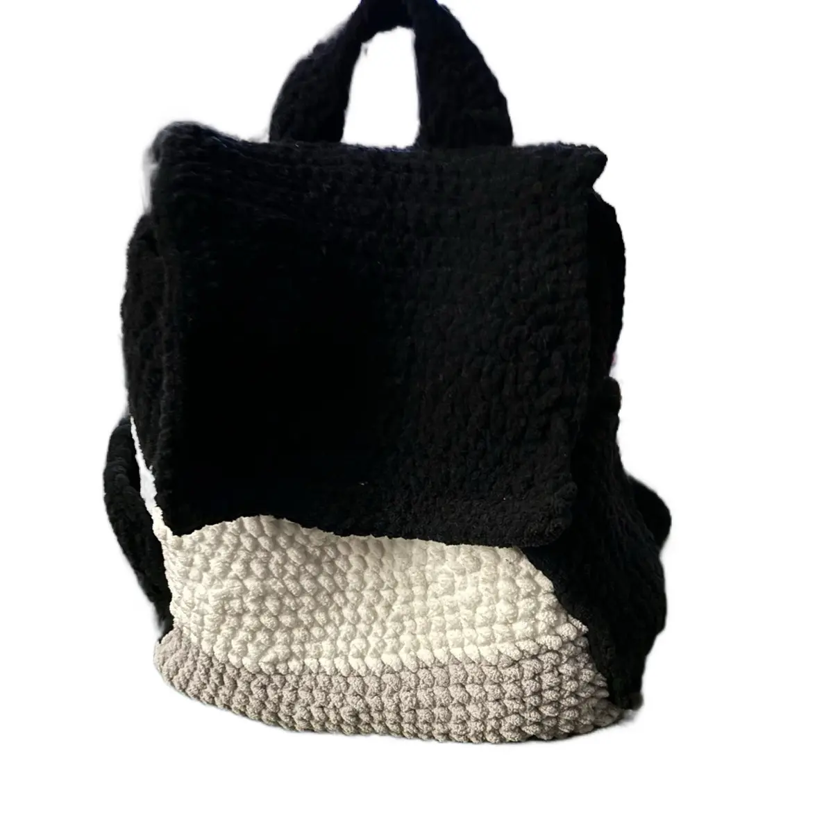 Handmade crochet backpack
