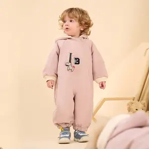 Chuchu Puff Baby Winter Jacket Jumpsuit for Boys & Girls Waterproof Windproof Warm Snowsuit with Antibacterial Soft Lining Full Zip 3-in-1 Protection 6–36 Months Nordic Blue & Pink