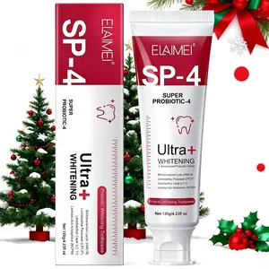 Super Probiotic Toothpaste Mint Flavor, Long-Lasting Fresh Breath, Oral Care, Dental Hygiene, Stain Removal, Fluoride-Free, Christmas Gift