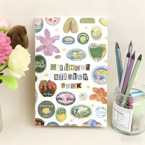Girlhood Sticker Book, Vintage Travel & Nature Theme, Decorative Sticker, Vintage Appeal, Fun Stickers, Versatile Use, Perfect for Journaling, Scrapbooking, DIY Crafts, Creative Handmade Projects, Sticker Album