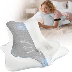 Reading Pillow for Bed Adult Rest,  Memory  Bed Reading Pillow  Support, Headboard Wedge Pillows for Sitting Up, Chin & Prone Pillows for Watching TV/Couch/Sleeping/Floor
