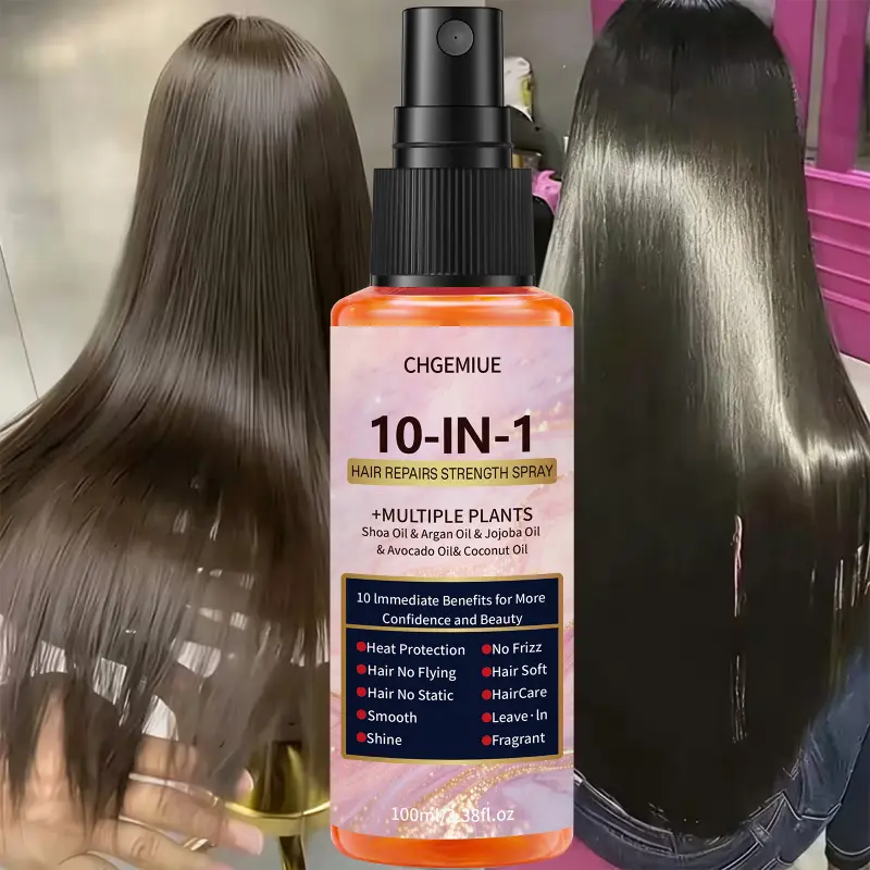 100ml supple spray, smooth the hair, moisturize the hair, make the hair supple and shiny, portable design, light and non greasy, supple and glossy hair care spray