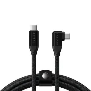 Right-Angle USB-C to USB-C Data and Charge Cable (1m)