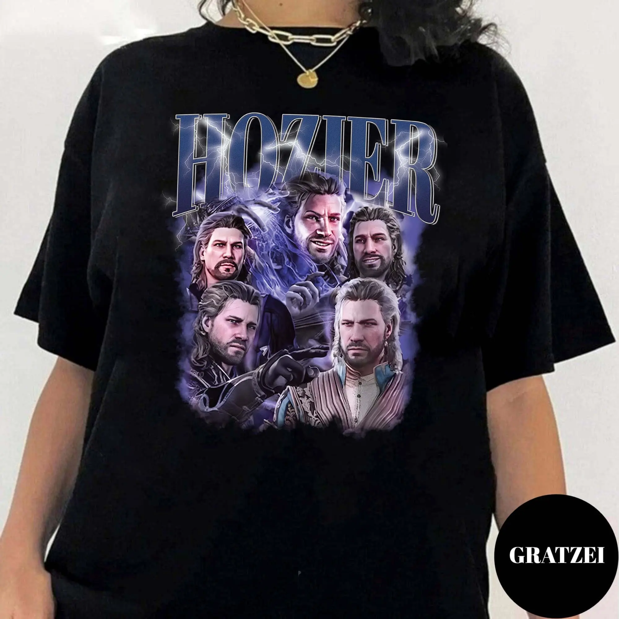 Personalized Vintage Hozier Gale BG3 Shirt, Gale Baldurs Gate 3 T-Shirt, Hozier Unreal Unearth 2024 Shirt, Game Shirt, Gifts for Fans, Gifts for Dad, Gift for Boyfriend, Gifts for Girlfriend, Gifts for Husband QRXYN 3486