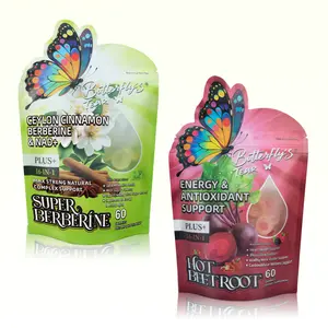 Butterfly's Tear 14-in-1 Hot Beetroot & Super Berberine Gummies – With Beet Root, Turmeric, NAD+ – Metabolism, Heart, Gut Support – 60 Count