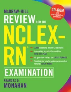USED-McGraw-Hill Review for the NCLEX-RN Examination by Frances Monahan (Paperback)