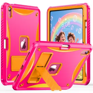 INFILAND Heavy Duty Shockproof Case for iPad A16 11th Gen 11 Inch 2025 & iPad 10th Gen 10.9 Inch 2022 with Kickstand & Apple Pencil Holder