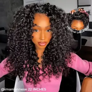【Live Flashsale】ISEE HAIR 250% Density Water Wave Wear Go Half Wig Invisible Hairline Glueless Human Hair Wigs Minimal Leave-Out Seamless Flip Over Wig Beginner Friendly Vacation Hair#SpringStatements#greenish#TikTokShopSpringGlowUp