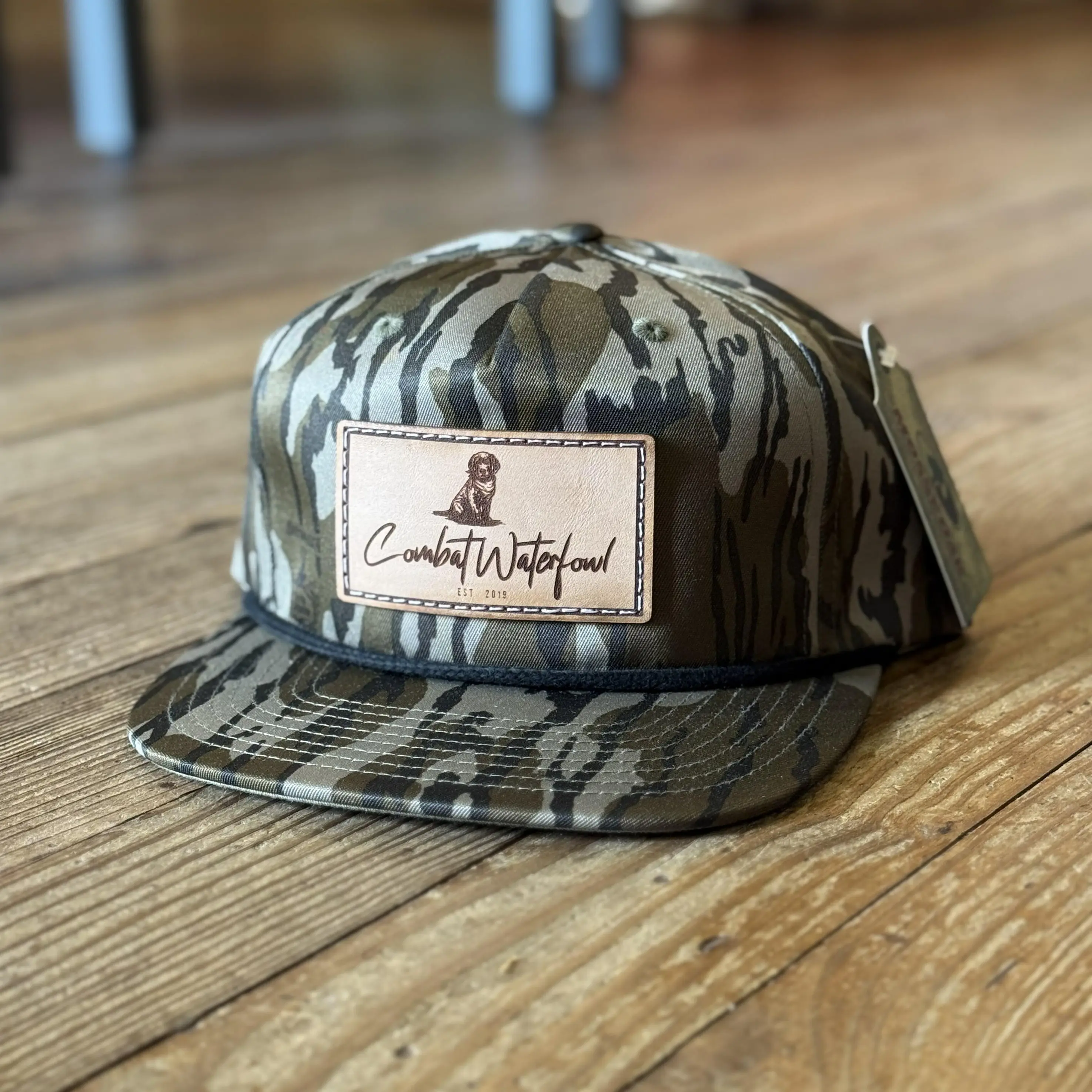 MO Bottomland Camo Lab Patch Grandpa Rope Hat | Combat Waterfowl