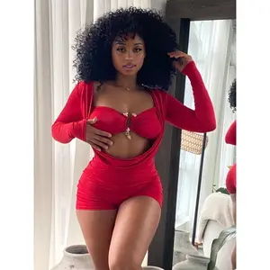 Women's Long-Sleeve Ruched Cutout Draped Bodysuit - Soft Comfortable Fabric, Bodycon Top, Longsleeves Statement Piece for Clubbing, Short Tops Alternative