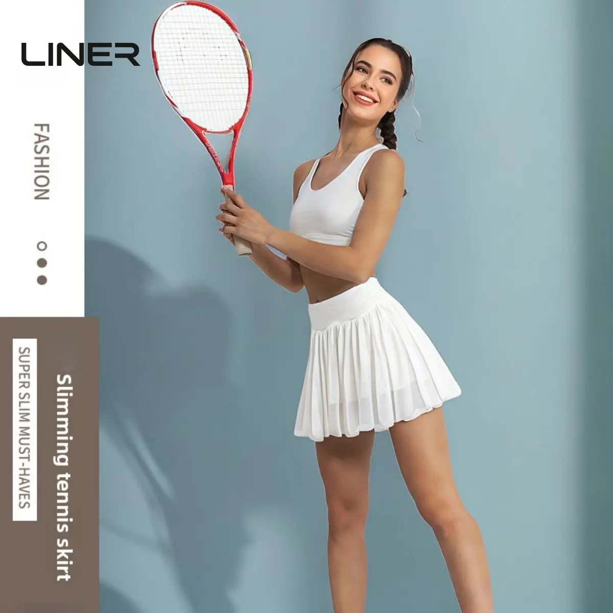 2026 New Women's Sports Skirt Yoga Skort High Waist Mesh Anti - chafing Fitness Skirt Tennis Running Workout Skirts for Women