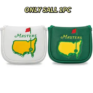 Golf Club Cover Putter Cover with Embroidery, Magnetic Closure, Durable Material, Unisex Outdoor Accessory, Perfect Gift, Golf Accessories