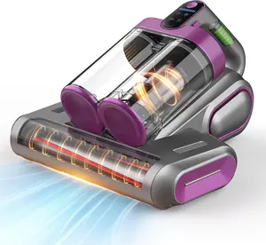 Cordless Handheld Bed Mattress Vacuum Cleaner, 16Kpa Suction, 253.7nm UV-C Light, HEPA Filter, Ultrasonic Function, Portable for Sofa & Crib, Gift for Women's Needs with