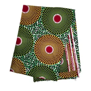 African Wax Print Sold by the Yard, 100% Cotton, Ankara