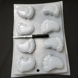 Baby Footprint Plastic Mold