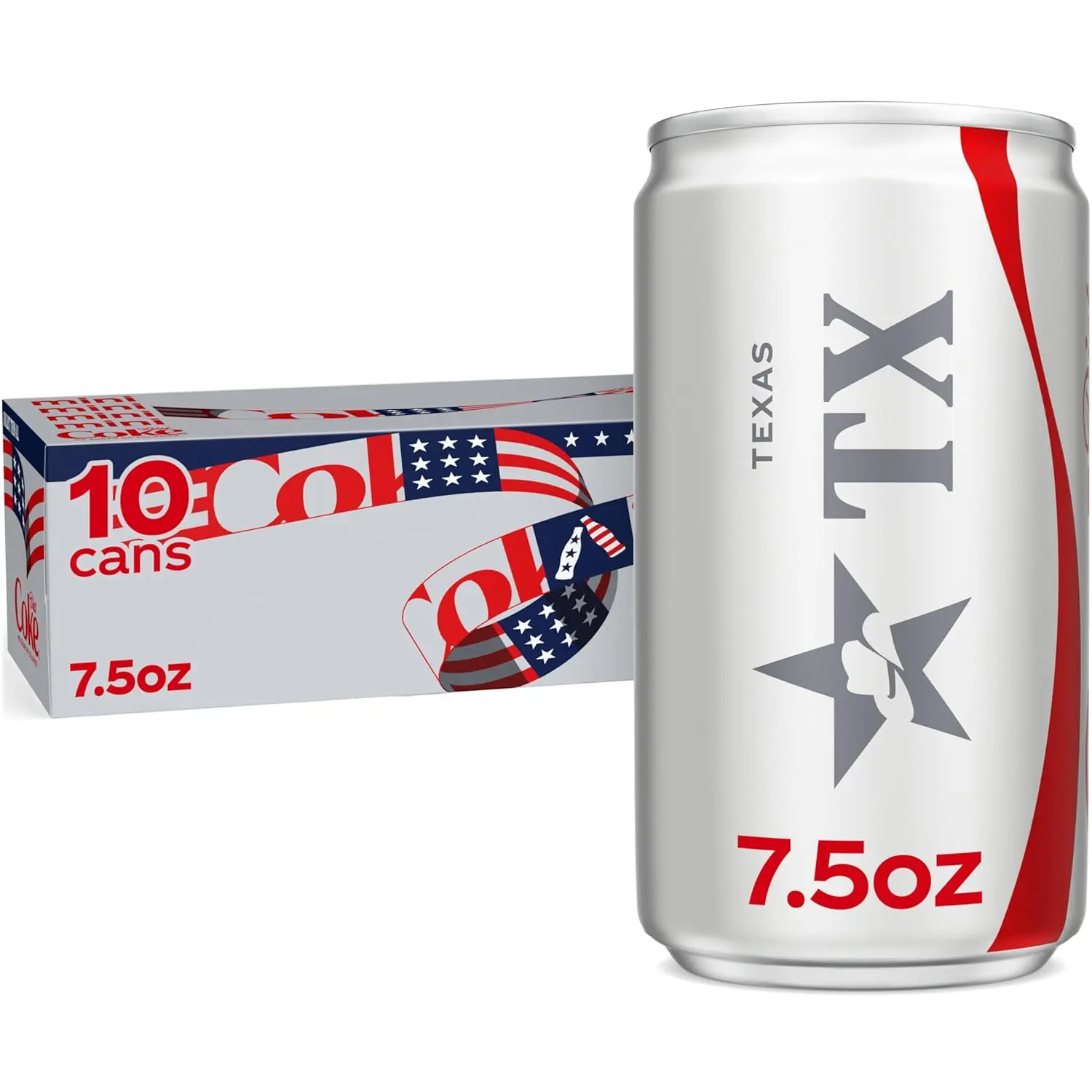 Soda Soft Drink Mini Cans Fridge Pack – Refreshing Carbonated Beverage, 7.5 fl oz Mini Cans, 10 Pack